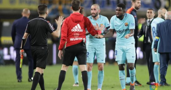 أخبار برشلونة اليوم عن الاستياء من قرارات الحكم أمام لاس بالماس