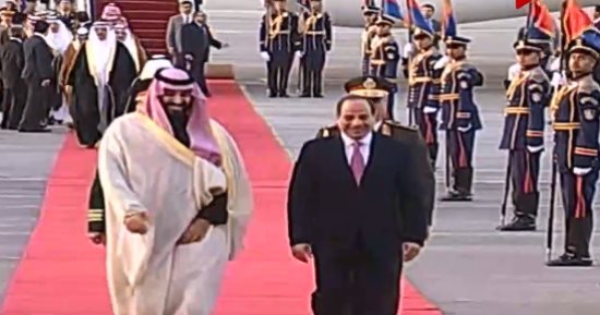 مجلس الوزراء السعودى يرحب بنتائج مباحثات ولى العهد مع مصر 