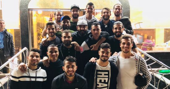 شاهد.. "توبة" يدعو لاعبى إنبى لـ"عزومة حمام" قبل موقعة الأسيوطى