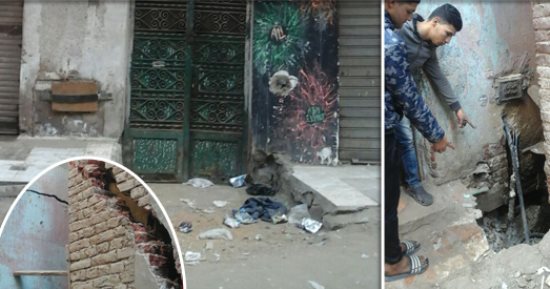 صور .. حلم الثراء السريع بالتنقيب عن "الآثار" يشرد 8 أسر ببولاق الدكرور.. الحفر يؤدى إلى تصدعات وشروخ بــ3 عقارات.. المجنى عليهم: انقطاع الكهرباء كشف الجريمة.. وأم ناصر: أسرتى تتوقع الموت فى أى لحظة