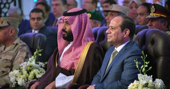 ولى العهد السعودى يبعث ببرقية شكر للرئيس السيسى