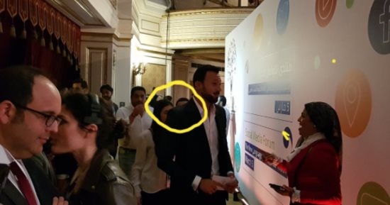 محمد هنيدى يسخر من قصر قامته فى منتدى مسك مصر