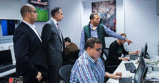 صور.. رجل الأعمال خالد نصير يتفقد مقر "اليوم السابع" 