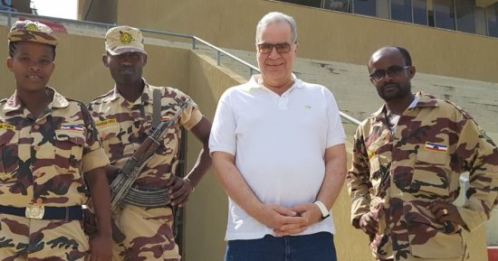 صور.. قوات الجيش الإثيوبية تؤمن بعثة الزمالك