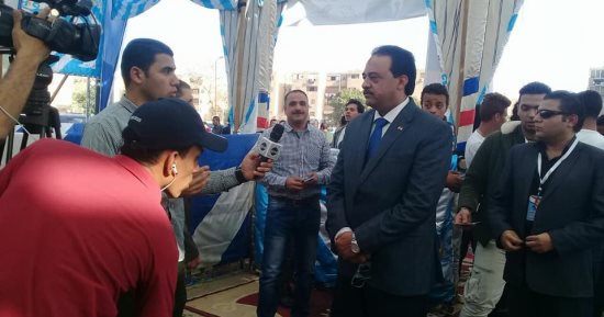 صور..النائب أحمد إسماعيل ينظم مؤتمرا حاشدا لدعم الرئيس السيسي بمدينة السلام