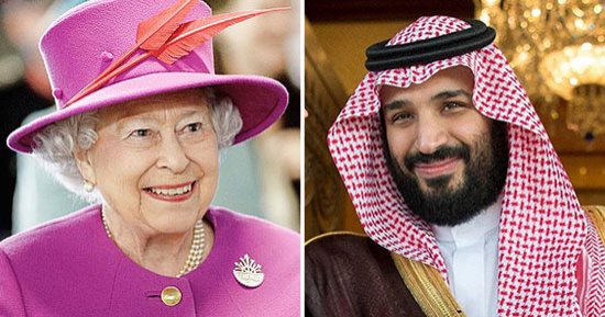 شاهد كيف احتفى البريطانيون بزيارة ولى العهد السعودى؟