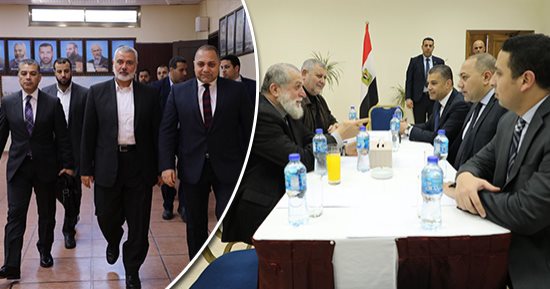 صور.. الوفد المصرى يلتقى "هنية" لمناقشة تمكين حكومة الوفاق من مهامها فى غزة.. لقاءات موسعة مع جميع أطراف المشهد الفلسطينى لتثبيت "المصالحة".. وارتياح بين صفوف "فتح" و"حماس" لجهود الوساطة المصرية