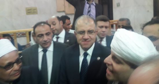 محمود التهامى وأعضاء ائتلاف دعم مصر يزورون ضريح سيدى أحمد البدوى