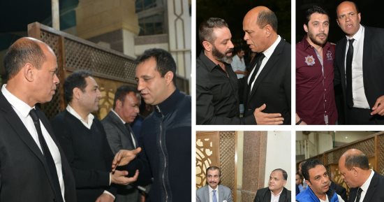 نجوم الرياضة فى عزاء والدة هشام يكن