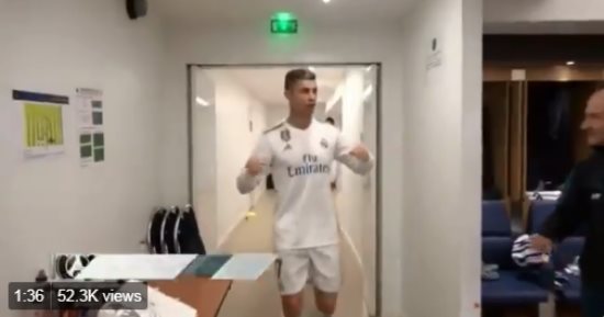 شاهد.. كيف احتفل نجوم الريال بالصعود لربع نهائى دورى أبطال أوروبا