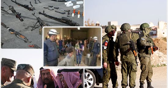 "مسرحية الكيماوى فى الغوطة الشرقية".. مصادر سورية تؤكد: محاولات لإنقاذ الإرهابيين.. الجيش السورى يسيطر على أكثر من نصف المدينة ويضبط أسلحة أمريكية متجهة لإرهابى "النصرة".. ودمشق تنشئ ممرات أمنة لخروج المدنيين