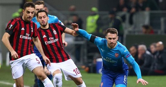 ملخص وأهداف مباراة ميلان وأرسنال فى الدوري الأوروبي