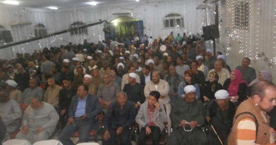 صور.. مؤتمر جماهيرى للنائب عبد الرازق الزنط بإسنا لدعم الرئيس السيسي بحضور أسر الشهداء