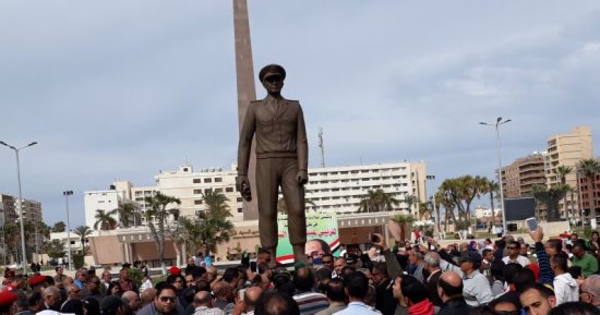 فيديو وصور.. تمثال عبدالمنعم رياض يعود لبورسعيد فى ذكرى الاحتفال بيوم الشهيد