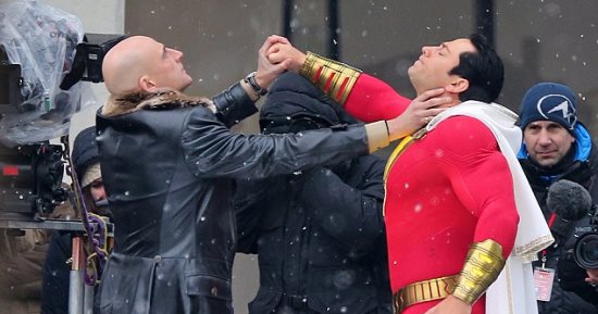 تصوير مشاهد الأكشن بفيلم Shazam  في تورونتو.. صور 
