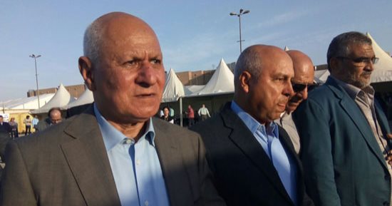  اللواء كامل الوزير بـ"الزى المدنى" فى انتخابات نقابة المهندسين (صور)