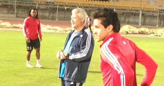 صور.. محمد حلمى يقود المران الأول فى طلائع الجيش
