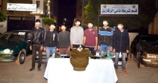 مباحث الزقازيق تضبط تشكيلا عصابيا تخصص فى سرقة السيارات الملاكى