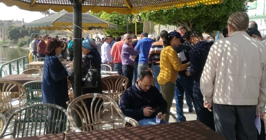 صور.. فتح لجان التصويت بانتخابات نقابة المهندسين فى الجيزة