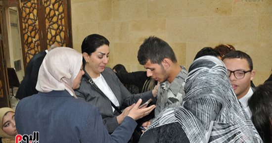 مدير أمن الغربية ووفاء عامر أول حضور عزاء مازن السماحى بالحامدية الشاذلية