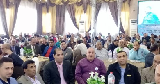 صور.. مؤتمر جماهيرى لدعم الرئيس السيسي بشركة مطاحن الغربية