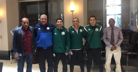 صور.. الاجتماع الفنى لمباراة منتخب شباب الصالات وموزمبيق