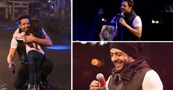 صور.. كواليس حفل محمد حماقى بالإسكندرية بعد غياب 8 سنوات عن عروس البحر.. 40 ألف شخص يرفعون شعار كامل العدد.. والفنان يهنئ الحاضرات بيوم المرأة العالمى بأغنية "عارفة أحلى حاجة فيكى إيه"