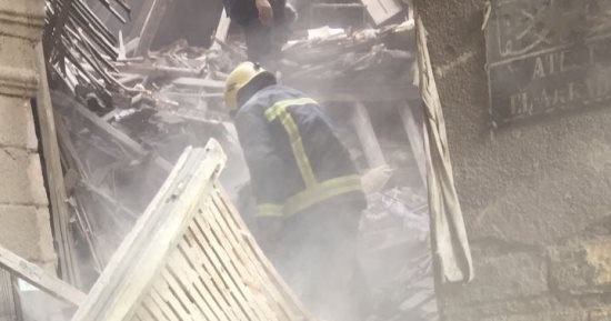 انهيار عقار من 3طوابق فى طوخ بالقليوبية.. وأنباء عن وجود 12شخصا تحت الأنقاض