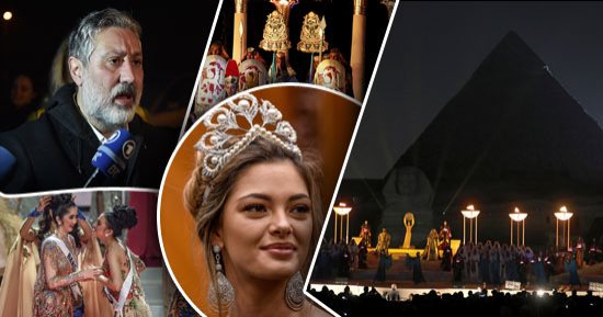صور.. العالم هذا الصباح.. أوبرا عايدة تعود للأهرامات بعد غياب 10 سنوات بحفلة كاملة العدد.. ملكة جمال الكون تحضر حفل تتويج miss إندونيسيا.. محكمة تركية تأمر بإطلاق سراح رئيس تحرير صحيفة "جمهورييت" المعارضة