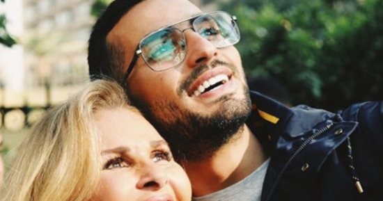 محمد الشرنوبى ينشر صورة له مع يسرا بمناسبة عيد ميلادها