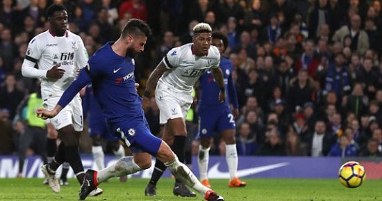 فيديو.. تشيلسى يفوز على كريستال بالاس 2 / 1 بصعوبة فى الدورى الإنجليزى