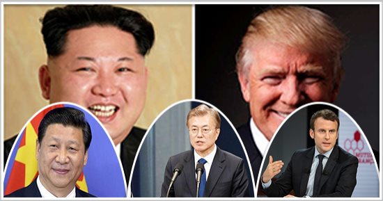 لقاء السحاب بين ترامب وكيم جونج أون بعد وساطة سيول.. رؤساء العالم يصفونها بالتاريخية.. فرنسا: لابد من حوار صارم لكوريا الشمالية.. الصين: نطالب بالحوار فى أسرع وقت.. بلجيكا: متفائلون بنزع السلاح النووى