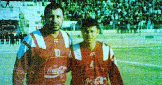 شاهد.. رضا عبد العال مع بيبو فى أهلى التسعينيات