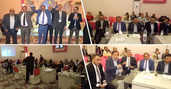 مرشحو رئاسة الوفد إيد واحدة فى لقاء مفتوح بالجيزة.. حسام الخولى: ليس عيبا أن يتولى رجل أعمال رئاسة الحزب.. وياسر حسان: سأستعين بتجربة "اليوم السابع" لتطوير جريدة الحزب.. والنائب محمد فؤاد: قدمنا صورة ديمقراطية