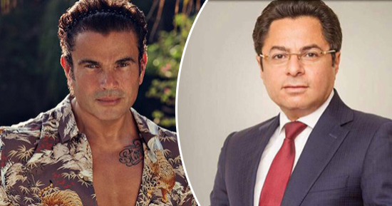 عمرو دياب يهنئ خالد أبو بكر على برنامجه الجديد بفضائية الحياة