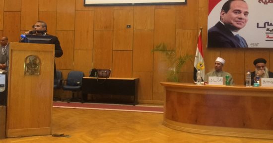 طاهر أبوزيد مطالبا الشباب بالمشاركة فى الانتخابات:لا تنصتوا لبعض القنوات المأجورة