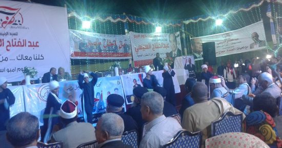 صور.. الطابع التراثى يخيم على مؤتمرات دعم السيسى بأسوان