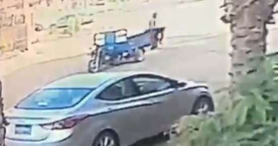  قارئ يشارك بفيديو لسرقة غطاء بالوعة صرف بمنطقة البنفسج فى التجمع الأول