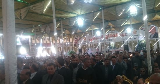 مؤتمر "كلنا معاك من أجل مصر" بالبحيرة يعرض فيلما تسجيليا عن إنجازات السيسي