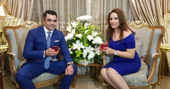 الرائد أحمد عصام شلتوت يحتفل بخطوبته على الإعلامية نيرة شريف (صور)