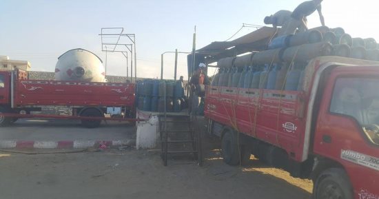 الدفع بـ 3700 أسطوانة غاز للشيخ زويد والعريش بشمال سيناء