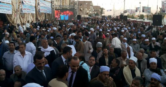 مؤتمر جماهيرى لدعم وتأييد الرئيس السيسى لفترة رئاسية ثانية بالغربية