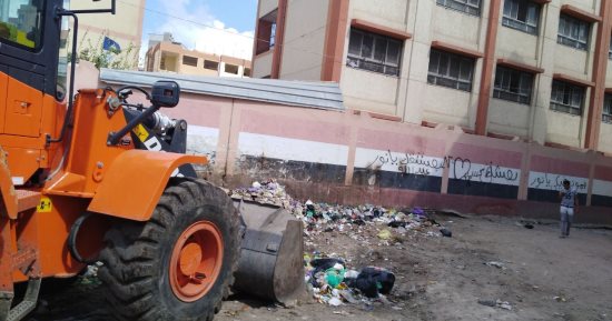 محافظ دمياط يكلف برفع القمامة من أراضى الفضاء بمدينة دمياط