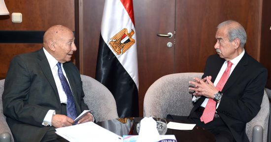 شريف إسماعيل يستقبل رئيس المجلس القومى لحقوق الإنسان