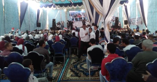 فيديو وصور.. "حماة الوطن" ينظم مؤتمرا حاشدا لدعم السيسي بالبحيرة