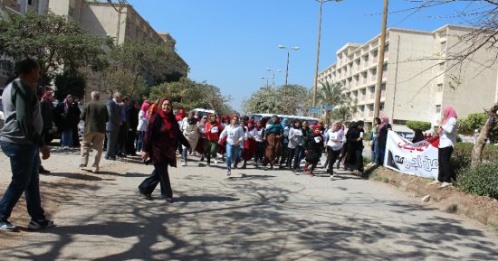 ماراثون رياضى بمهرجان الأنشطة الطلابية بــ"التربية للطفولة المبكرة" فى المنيا