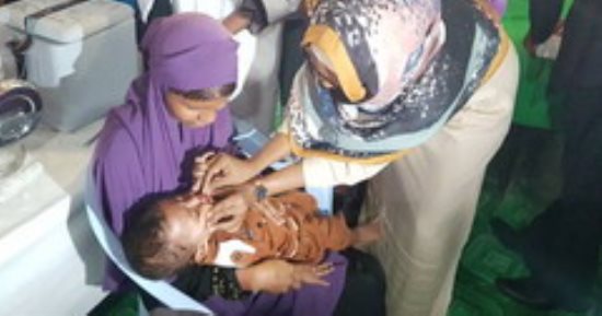 استهداف تطعيم 675 ألف طفل ضد مرض شلل الأطفال بالمنوفية بدءا من اليوم
