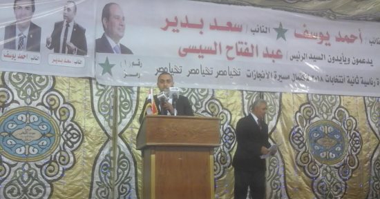 النائب سعد بدير : أحلام المصريين بالأمن والأمان والحرية حققها السيسى
