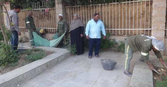 صور.. حملة لتنظيف ساحة الكرنك قبيل ختام الأقصر عاصمة الثقافة العربية