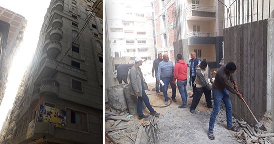 أجهزة الدولة تواصل محاصرة ملاك العقارات المخالفة بالإسكندرية.. المحافظ: حملات مكبرة بأحياء شرق وغرب والعجمى والعامرية.. وتنفيذ 303 قرارات إزالة واسترداد 42 فدانا.. ويؤكد: انخفاض نسبى للظاهرة
